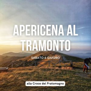 Apricena al tramonto alla croce del Pratomagno