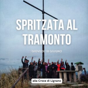 Spritzata al tramonto alla Croce di Lignano